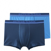 SCHIESSER 舒雅 E5/13977T 男士混色平角内裤 2条装 *3件 177.9元包邮（需用券，合59.3元/件）