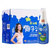 欢乐家 生榨椰子汁 果肉果汁饮料 1L*6瓶 整箱装