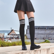 ￥12.9 格格玛L-W3097女士过膝长筒袜3双装
