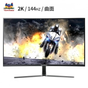 29日0点： ViewSonic 优派 VX2758-2KC-PRO 27英寸 VA显示器（2K、1800R、144Hz）
