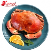 AM 英国熟冻面包蟹 黄道蟹 800-1200g (单只装)*6件