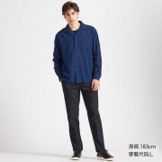 UNIQLO 优衣库 426301 男装 法兰绒开领衬衫(长袖)