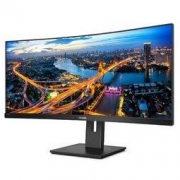 PHILIPS 飞利浦 345B1CR 34英寸 VA显示器（3440×1440、1500R、21：9、100Hz、HDR10）