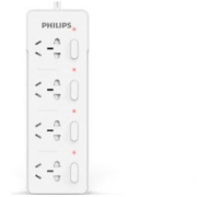 PHILIPS 飞利浦 4孔位分控 插排插线板 1.8米