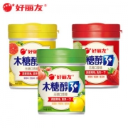 好丽友 四口味 木糖醇 无糖口香糖 101g*3罐