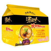 PLUS会员：统一 方便面 汤达人 酸酸辣辣豚骨味方便面 五连包*4件