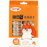 SOONye 众叶 呆萌鼠 儿童油画棒 12色 0.9元包邮（需用券）