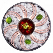 限地区：鲜美来 冷冻火锅鱿鱼须200g*15件