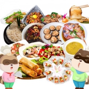 农夫园味 15道半成品年夜饭4450g 含帝王蟹肉等