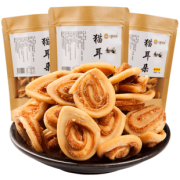 斗嘴食间 猫耳朵怀旧食品袋装小吃 *4件 9.9元（需用券，合2.48元/件）