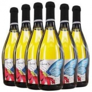 莫斯卡托阿斯蒂（Mosato d'Asti）甜型白葡萄酒无香槟杯 整箱装750ml*6瓶