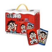旺旺 旺仔牛奶（6罐）+o泡果奶 儿童牛奶早餐奶（原味2罐）组合装 245ml*8 *6件