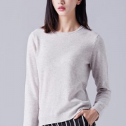 织乎 100%山羊绒面料 女羊绒衫