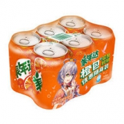 美年达(Mirinda) 橙味汽水 330ml*6听 *2件