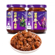 饭扫光 香菇牛肉酱 大块牛肉超多料 200g*2瓶+竹笋牛肉酱 200g*2瓶