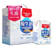 京东plus会员： 德亚（Weidendorf）原味酸牛奶 常温酸奶 200ml*10盒 礼盒装