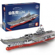 移动端 ：正版授权  森宝 山东舰航母军事系列 202001 山东舰积木模型 92cm