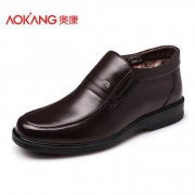 6日0点：奥康 123511217a 加绒真皮休闲鞋