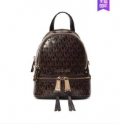 Michael Kors/MK 深咖色logo标识女士 双肩包