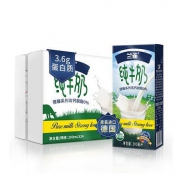 京东PLUS会员：Lacheer 兰雀 德臻系列 脱脂纯牛奶 200ml*24盒整箱 *4件