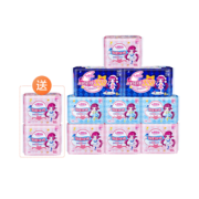 ￥271.6 SPACE7七度空间少女系列超薄纯棉卫生巾（86片+20片）*4件