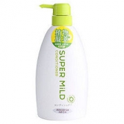 资生堂 惠润 SUPER MILD 柔净护发素 绿野芳香 600ml 日本进口 所有发质适用 深层滋养 护发素类 *3件