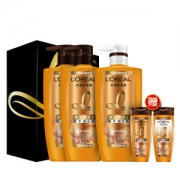 L'OREAL PARIS 巴黎欧莱雅 精油润养洗护套装（赠洗发露100ml+润发乳100ml）