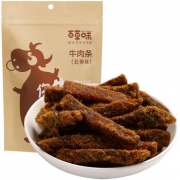 京东PLUS会员：Be&Cheery 百草味 原切牛肉条 五香牛肉条 50g *9件 50.64元（多重优惠）