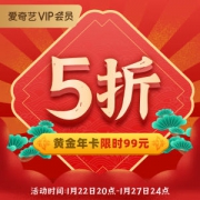 爱奇艺 vip黄金会员 年卡12个月