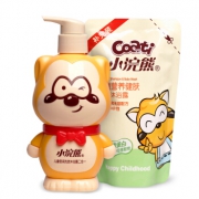 小浣熊 儿童洗发沐浴露二合一 300ml (赠300ml补充装) 19.9元包邮（需用券）