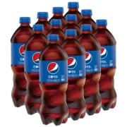 京东PLUS会员、限地区：百事可乐 Pepsi 汽水碳酸饮料 1L*12瓶*3件