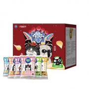 可比克 纯切薯片 吾皇万睡年货礼盒 700g/箱*2件