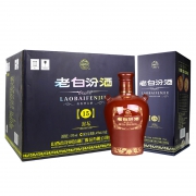 汾酒老白汾封坛15清香型白酒53度475ml*6瓶