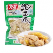 限地区：有友 泡椒凤爪 山椒味100g *17件