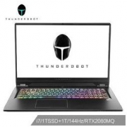 ThundeRobot 雷神 五代新911 GT2 17.3英寸笔记本电脑（i7-9750H、16G、1TSSD+1TB、RTX2080MQ、144Hz)