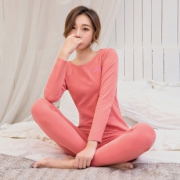 德绒阳离子保暖内衣自发热暖心套装