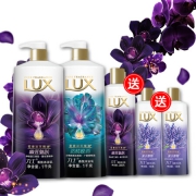 京东PLUS会员：LUX力士精油香氛沐浴乳套装（幽莲魅肤1kg+恣情晚香1kg+幽莲魅肤350g+薰衣馨舞100g*2）