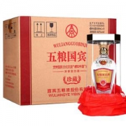 五粮液 五粮国宾 52度500ml*6瓶*2件+赠五粮液 东方娇子52度精酿白酒500ml*6瓶