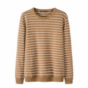 Semir 森马 19-008071428 男士全棉条纹针织衫
