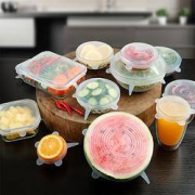 米选 硅胶保鲜盖6件套