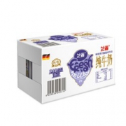 Lacheer 兰雀 脱脂纯牛奶 1L*12盒*3件