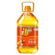 福临门 食用油 压榨一级花生油 6.18L*2