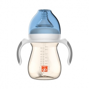 京东PLUS会员、再降价：gb 好孩子 小饿魔系列 宽口径吸管PPSU奶瓶 240ml *2件 +凑单品 90.8元（需用券，合45.4元/件）