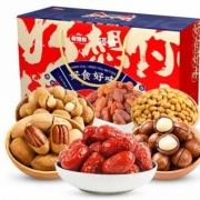 京东精选：好想你×百草味 坚果果脯1318g*2件