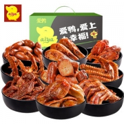 第二件24.8 爱鸭 卤味零食大礼包560g*2件