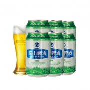 青岛 清爽（TSINGTAO)  崂山啤酒（8度）330ml*6罐 *2件