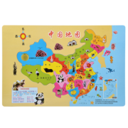 四喜人 少儿版中国地图拼图  券后6.8元