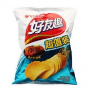 Orion 好丽友 休闲零食 薯片 好友趣多汁牛排味125g/袋 *11件