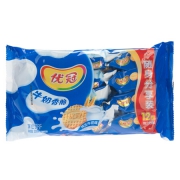 优冠 牛奶香脆饼干 300g *14件