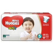 HUGGIES 好奇 魔法纸尿裤 XL50片 *2件 130.92元包邮（合65.46元/件）